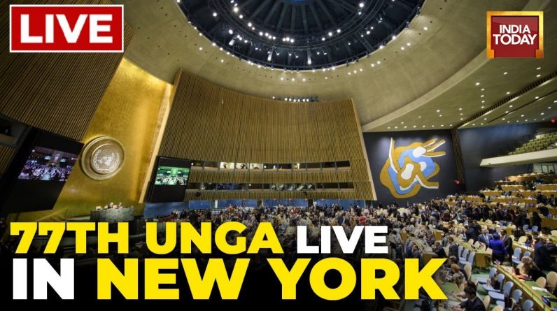 UNGA 77 LIVE | UN General Assembly LIVE In New York | Pakistan PM Shehbaz Sharif | English News LIVE