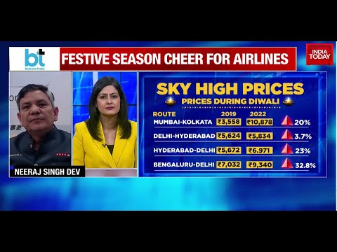 Flying Home For Diwali Gets Expensive As Airfare Goes Up To 40% | Business Toady
