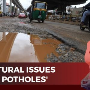 Activist Tara Krishnaswamy Points Out Mistakes Of Govt As Potholes Appear On Bengaluru Flyover