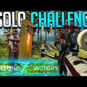 Shield & Sniper ONLY Loadout SOLOS Challenge in Warzone  ( Call of Duty )
