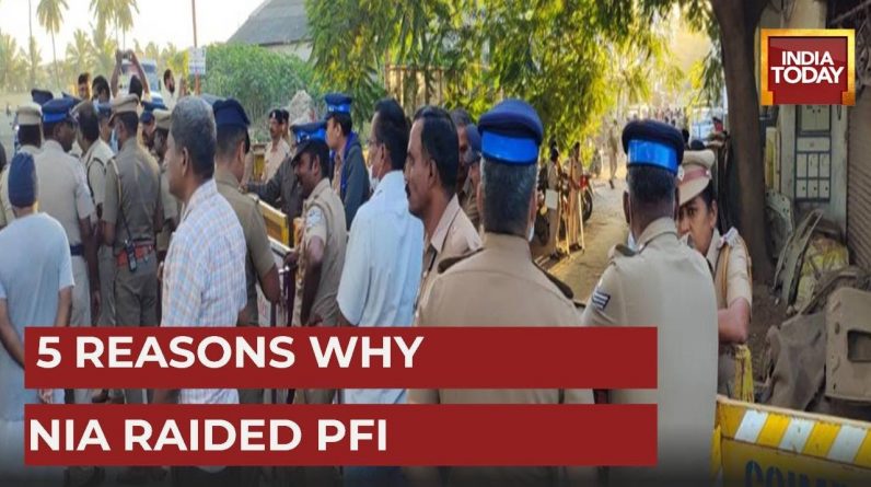 10 States Came Together To Execute A Nationwide Anti-Terror Raid On PFI , Chairman Arrested