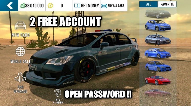 2  FREE ACCOUNT CAR PARKING MULTIPLAYER | OPEN PASSWORD #057