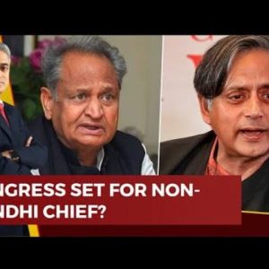 News Today With Rajdeep Sardesai: Congress President Election 2022 | Shashi Tharoor Vs Gehlot