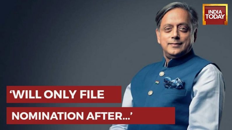 Shashi Tharoor Breaks Silence On Congress President Elections, Sets Condition Before Nominations