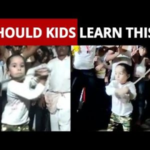 6-Year-Old Wows People With Sword Fighting Skills, Should Kids Be Allowed To Use Weapons?