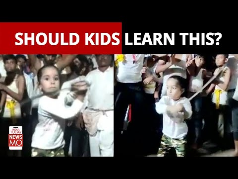 6-Year-Old Wows People With Sword Fighting Skills, Should Kids Be Allowed To Use Weapons?