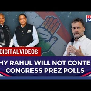 Gehlot VS Tharoor: Rahul Makes Way For A Non-Gandhi Congress President, Will This Help Revive Party?