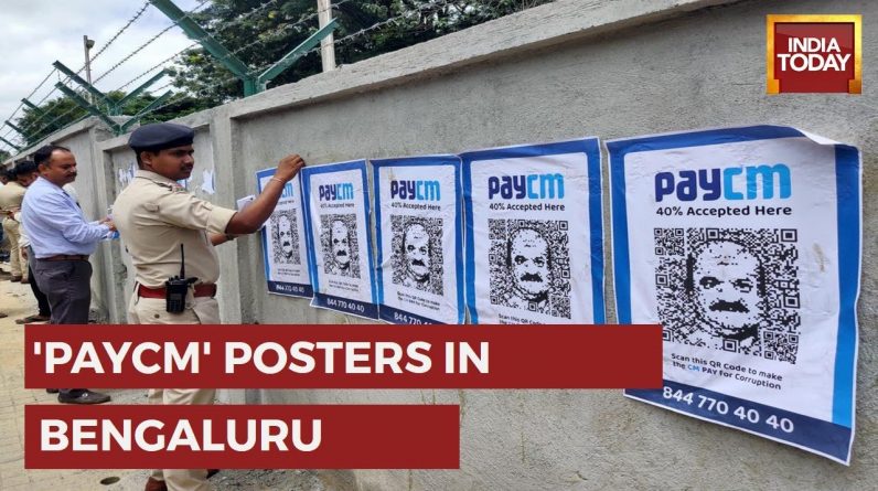 'PayCM - 40% Accepted Here' Posters With CM Bommai's Face Surface In Bengaluru Over Corruption