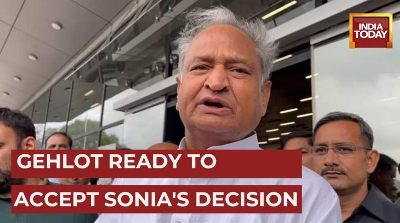Gehlot Opens Up About Cong Chief Polls: 'Will Follow What Sonia Decides' | Cong President Election