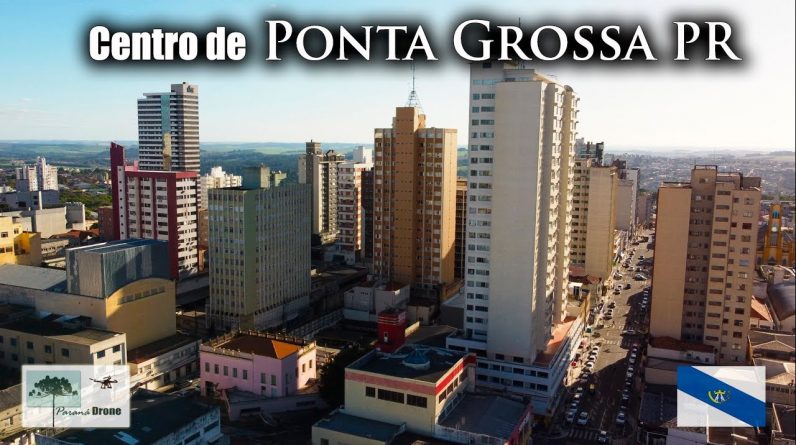 Passeio pelo Centro de Ponta Grossa PR #pontagrossa #drone #parana
