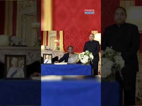 President Droupadi Murmu met King Charles III Ahead Of The Queen’s funeral in London | #shorts