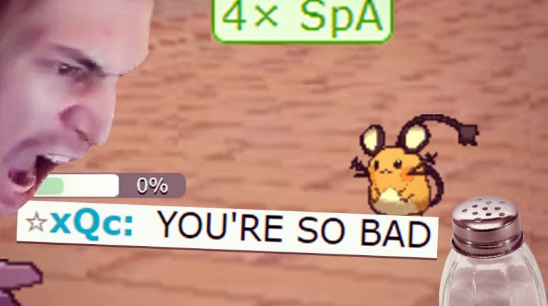 xQc Rages Playing Pokemon Showdown! Funny Pokemon Showdown Salt